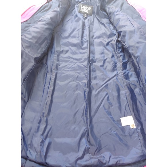 (V) Lands End Jacket Womens Pink Squall 3 in Coat Primaloft Waterproof XS (2-4) - Picture 12 of 12
